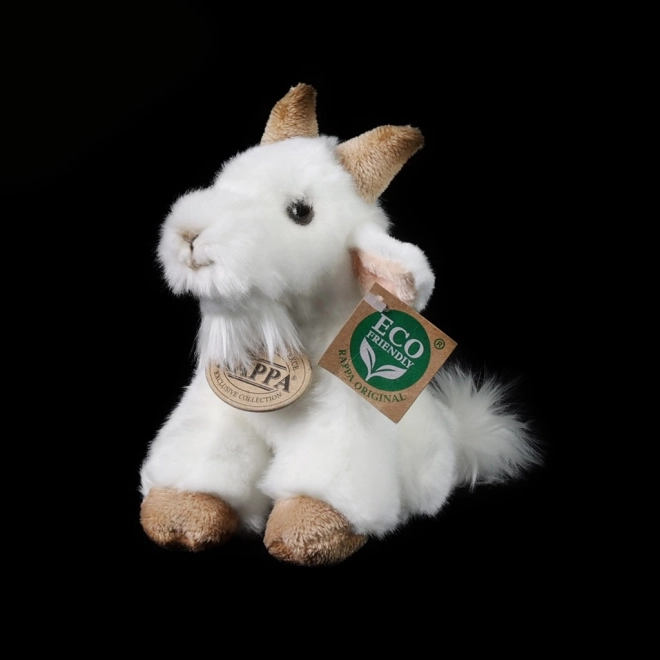 Eco-Friendly Plush Sitting Goat 16 cm