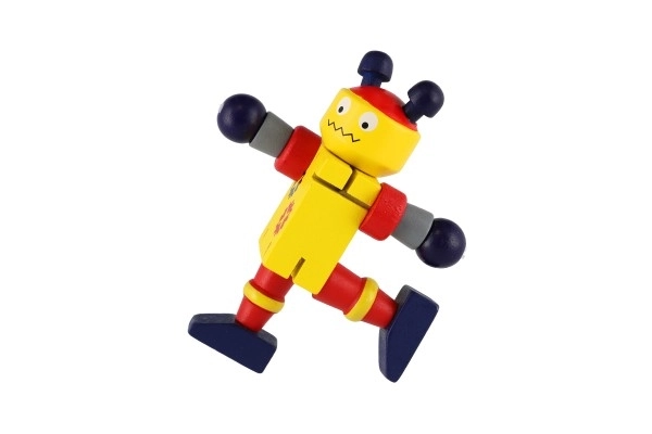 Robot hout 12cm vanaf 18 maanden - 1 stuk