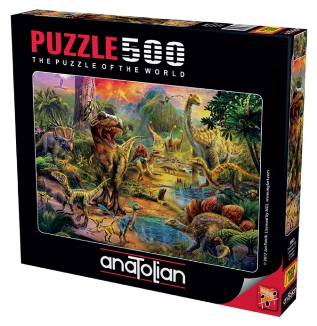 Anatolian puzzel Koninkrijk van de dinosauriërs 500 stukjes