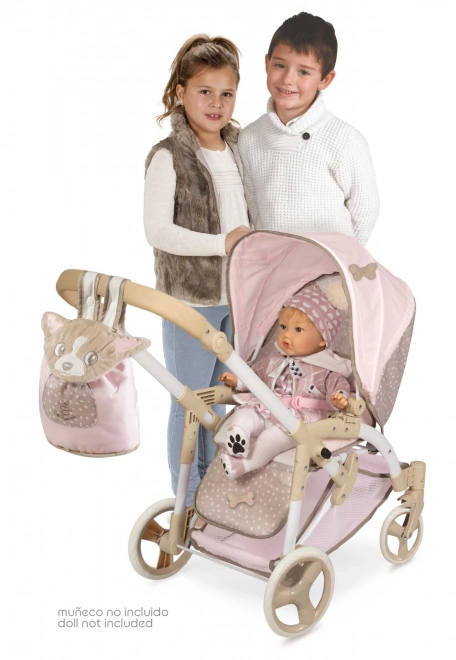 DeCuevas 81643 Opvouwbare poppenwagen 3 in 1 met draagtas DIDI 2021 - 75 cm