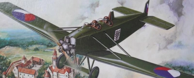 Modelvliegtuig Avia BH 11