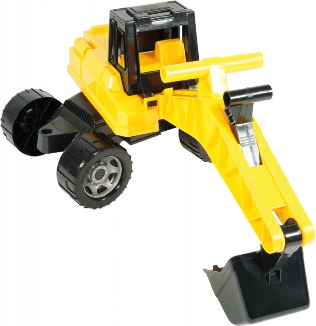 Kinder graafmachine 70 cm geel-zwart LENA