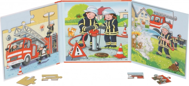 Magnetisch puzzelboek Brandweerkorps