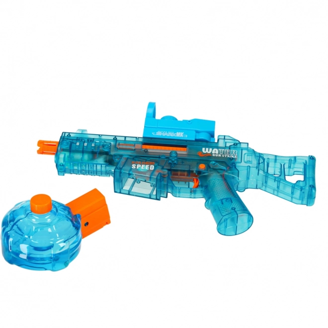 Elektrische waterpistool blauw 350 ml voor kinderen