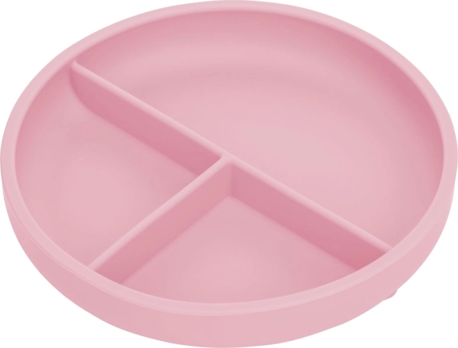 Silicone plate for children Pink