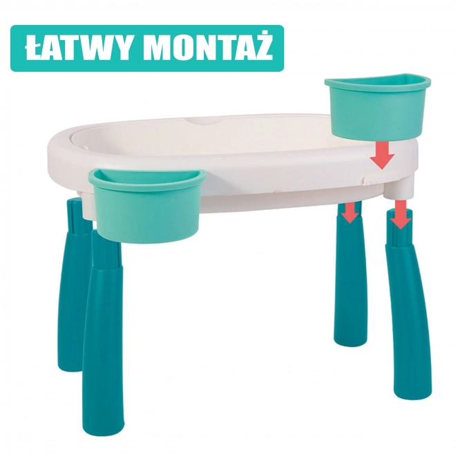 Woopie water- en zandtafel 2v1, 7 stuks