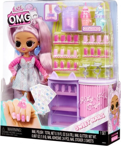 L.O.L. Surprise! OMG Sweet Nails creatieve set met pop