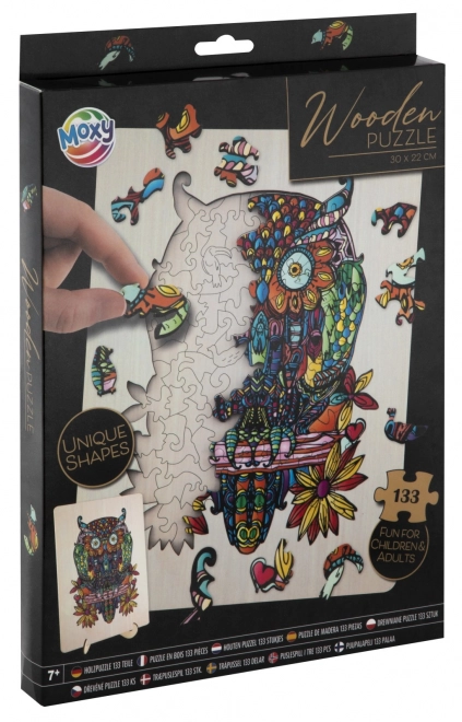 Contour puzzel uil