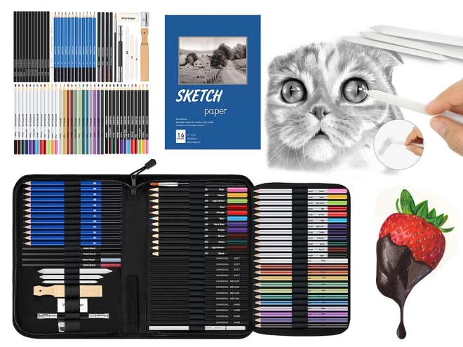 Set voor schetsen en tekenen voor professionals