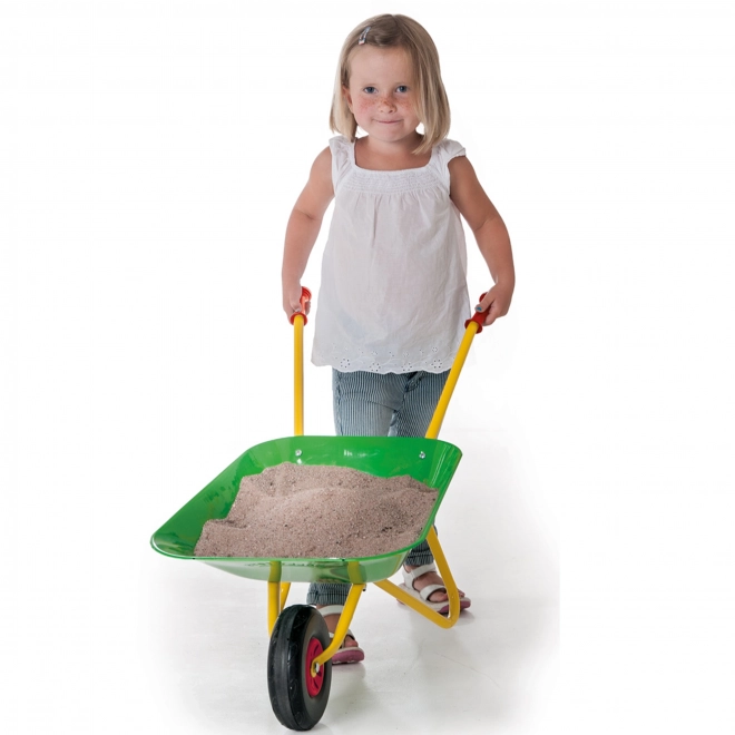 Green Rolly Toys Wheelbarrow for Kids