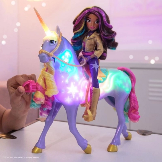 UNICORN ACADEMIE LICHTGEVENDE EENHOORN WILDSTAR MET POP SOPHIA 24cm
