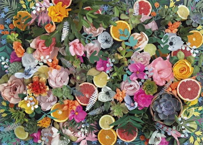 Puzzel Papieren Bloemen 1000 Stukjes GIBSONS