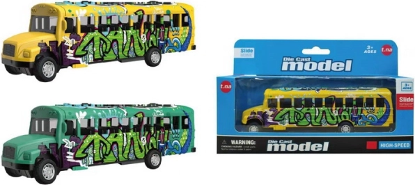 Metalen bus met terugtrekmechanisme 14 cm