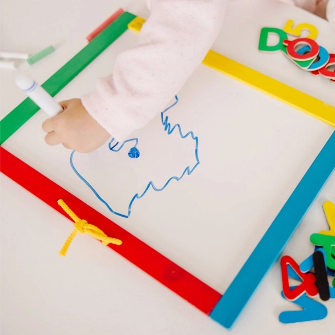 Magnetische und abwischbare Tafel für Kinder