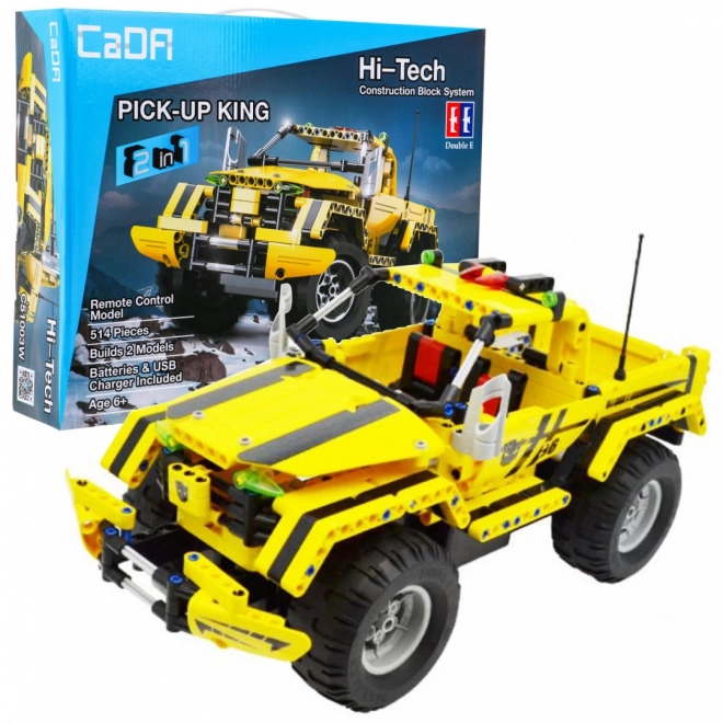 Bouwset JEEP WRANGLER met afstandsbediening, compatibel met LEGO, 531 onderdelen
