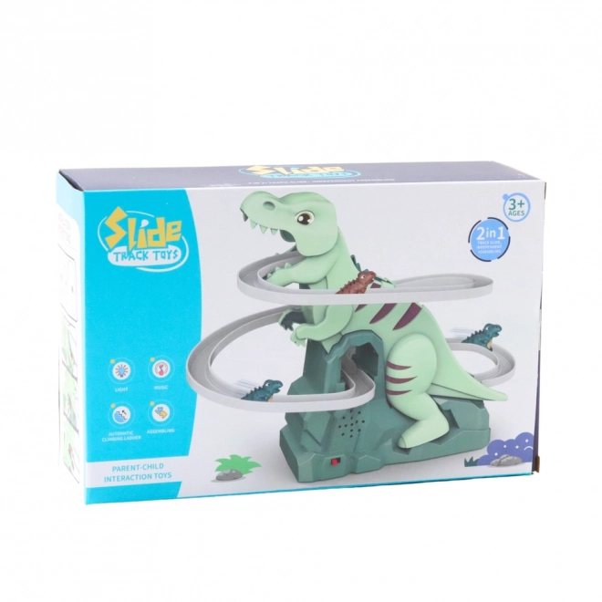 Leuke dinosaur achtbaan