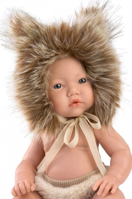 Llorens 63201 NEW BORN JONGEN - realistische pop baby met volledig vinyllichaam - 31 cm