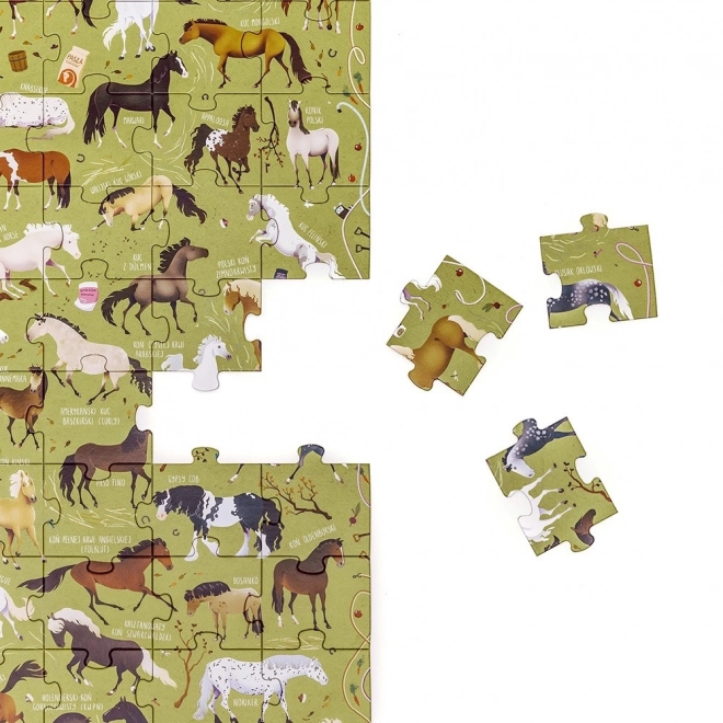 Puzzel Puzzlove 60 stukjes - Paarden