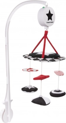 Canpol babies Mobile en peluche contrasté avec mélodies SENSORY