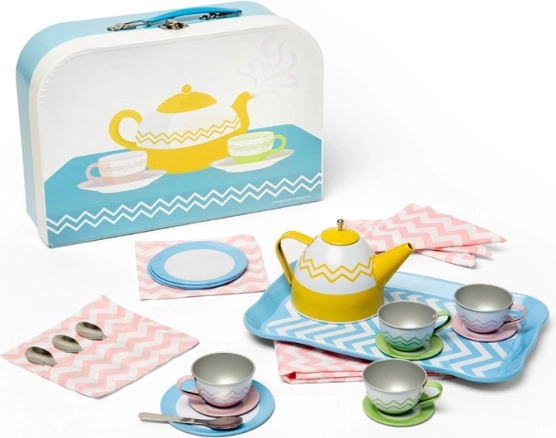 BIGJIGS TOYS Service à thé en valisette