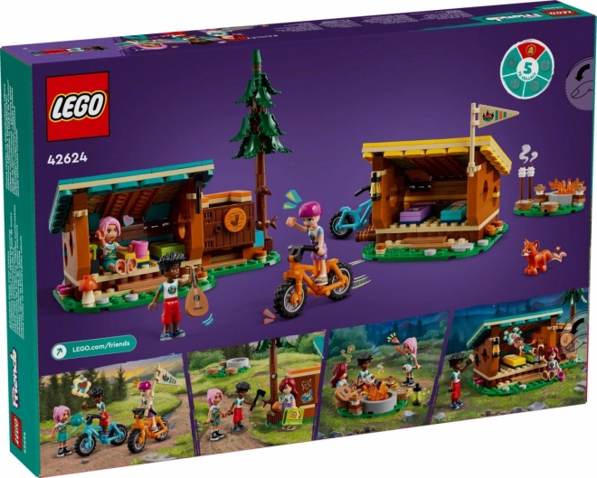 LEGO Friends 42624 Gezellige hutjes op het avonturenkamp