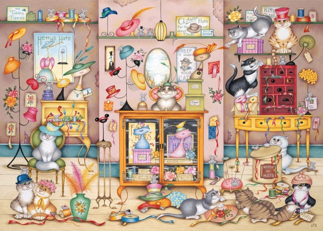 GIBSONS Puzzle Chapeaux de Hetty 500 pièces