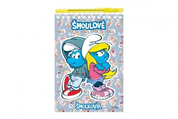 Notitieblok Smurfen met pen