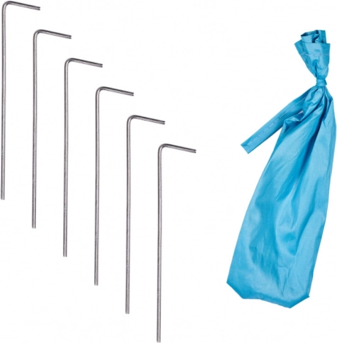 Selbstaufbauendes Strandzelt blau