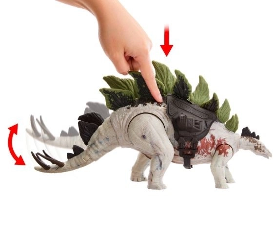 Jura Wereld Reusachtige Aanvallende Dinosaurus - Stegosaurus HLP24