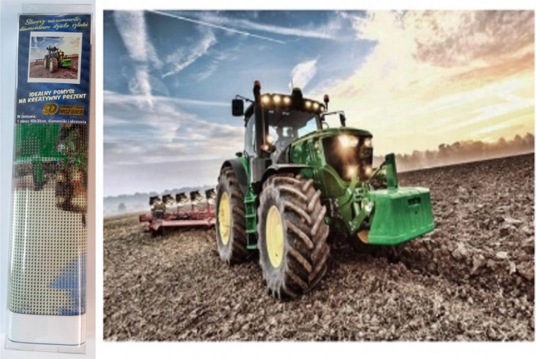 NORIMPEX diamant schilderen – tractor 30 × 40 cm