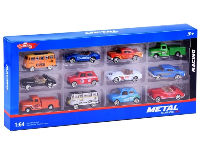 Collector’s set of 12 cars in 1:64 scale