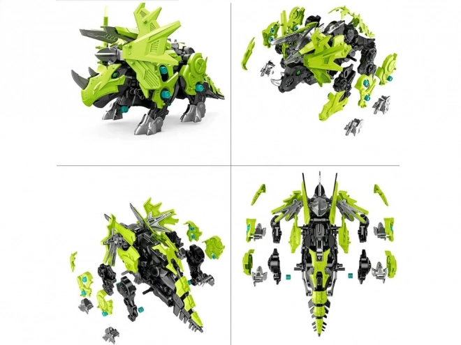 Bewegend model van een mechanische robot Triceratops