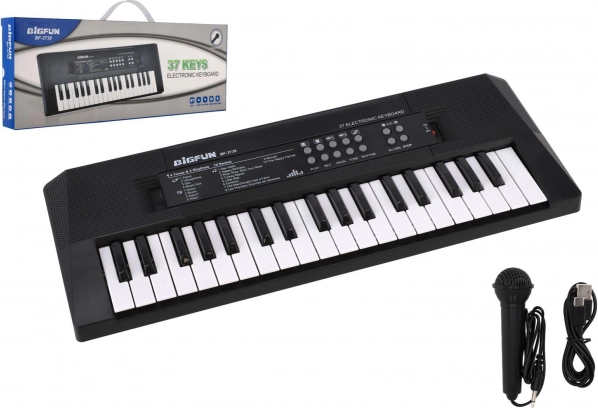 Electronic Keyboard BigFun with 37 Keys and Microphone