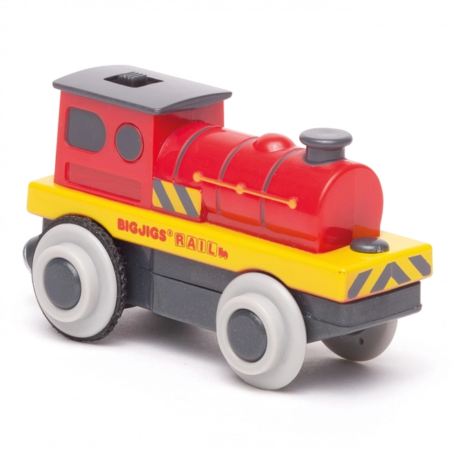 Bigjigs Rail Elektrische locomotief Rode krachtpatser
