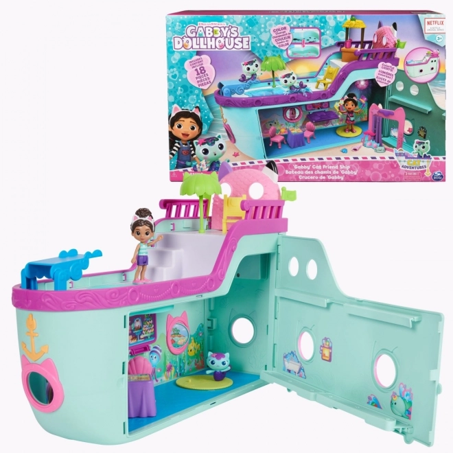 Set van figuren Gabi's Kattenhuis Zeemeerminnen van het excursieschip