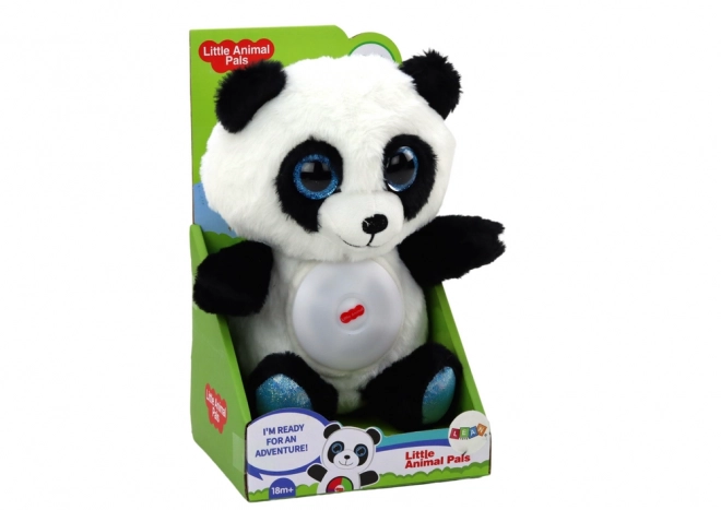 Plüschpanda mit Nachtlampe und Wiegenliedern 30 cm
