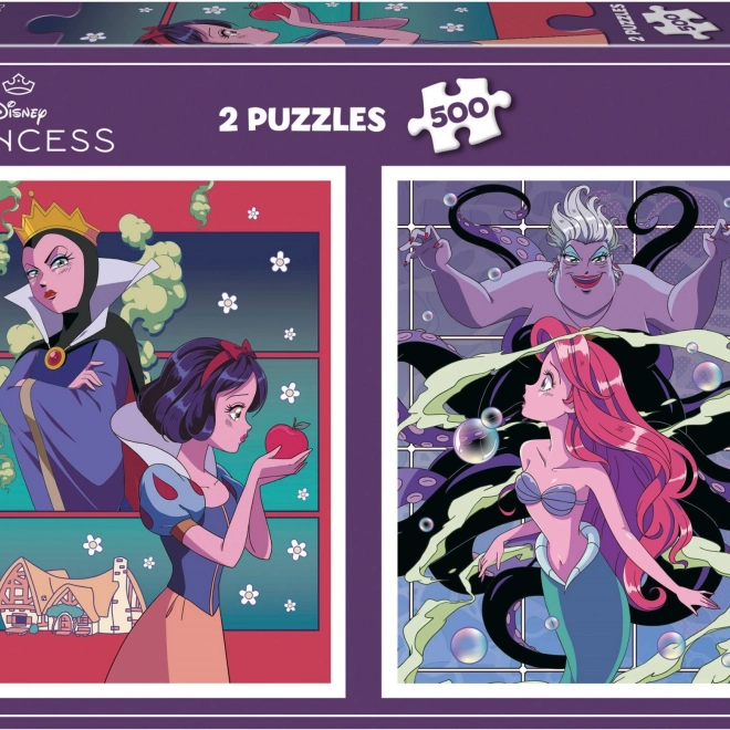 Educa Puzzel Disney Schurken en Prinsessen 2x500 stukjes