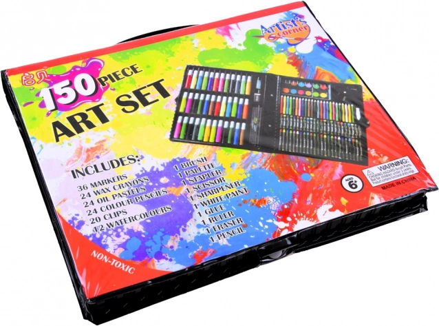Large palette de couleurs et de techniques