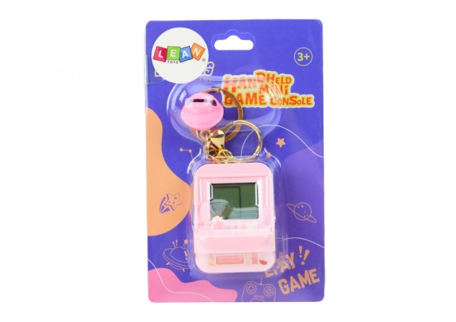 Elektronische kinderspel Tetris op sleutelhanger Roze