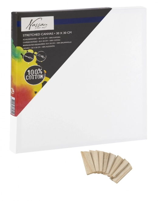 Schildercanvas 30x30 100% katoen
