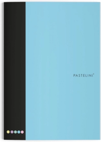 Cahier ligné A4 40 feuilles PASTELINI bleu