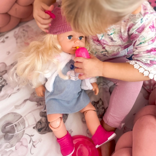 Poupée interactive Zosia avec bonnet 43 cm avec accessoires