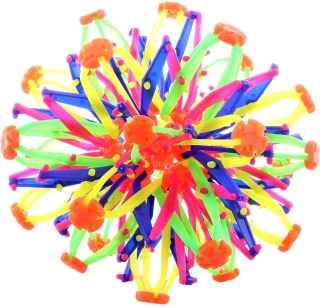 Uitschuifbare kleurrijke bal voor kinderen 20–36 cm
