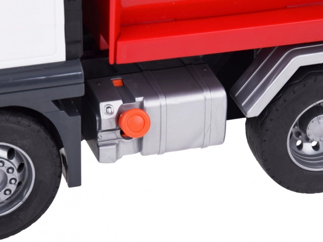 Children's dump truck with light and sound functions