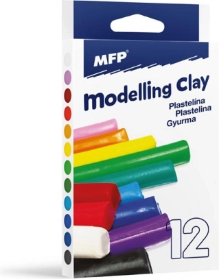 Kleimassa – set van 12 kleuren, 200 g