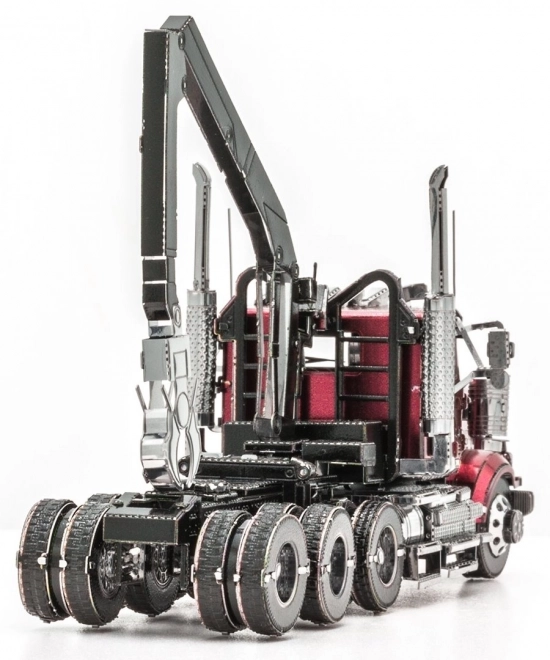 Metalen 3D-model Western Star 4900 met boomstam