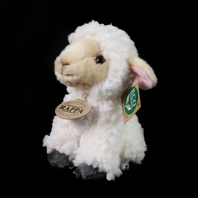 Rappa Pluche Schaap Zittend 16 cm – Milieuvriendelijk