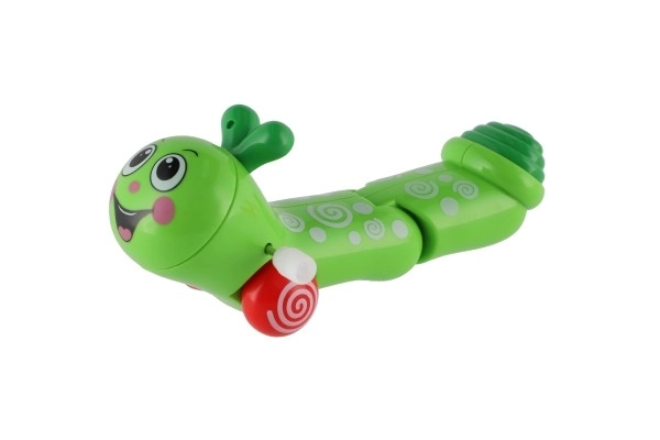 Kruipende plastic worm van 13cm, verkrijgbaar in 6 kleuren, 12 stuks in doos