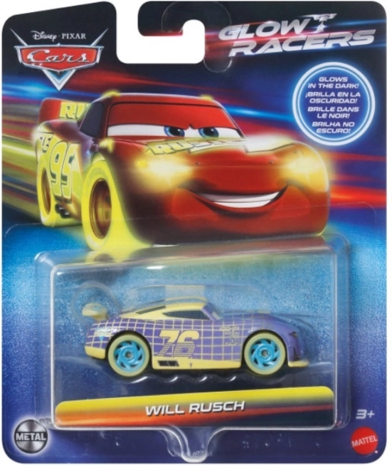 Cars Glow Racers – metalen lichtgevend model 1:55