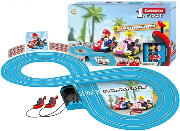 Circuit Carrera First MARIO KART – Mario et Peach, 2,4 m